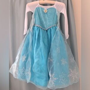 Disney Frozen Elsa Dress Costume Size 5/6